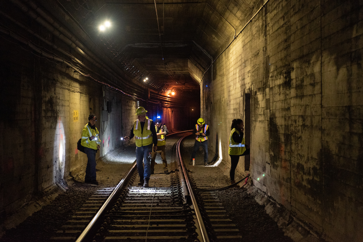 Inspection of Twin Peaks Tunnel