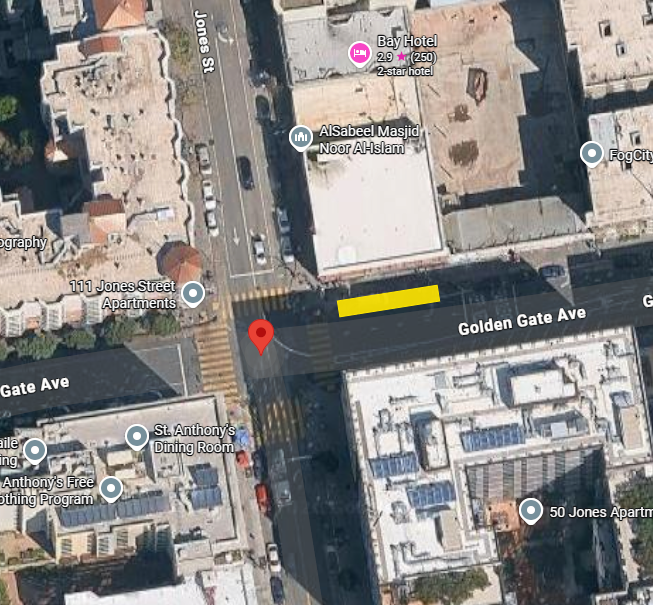 Map showing location of Hibernia taxi zone