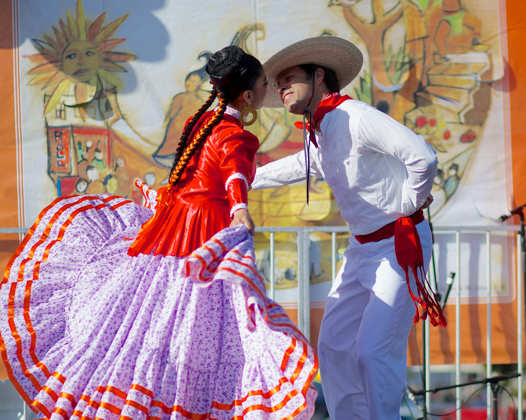 Dancers performing at Cinco de Mayo Festival