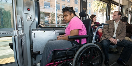 Passenger in a Wheelchair Accessible Area | March 11, 2013