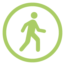 SFMTA Pedestrian icon