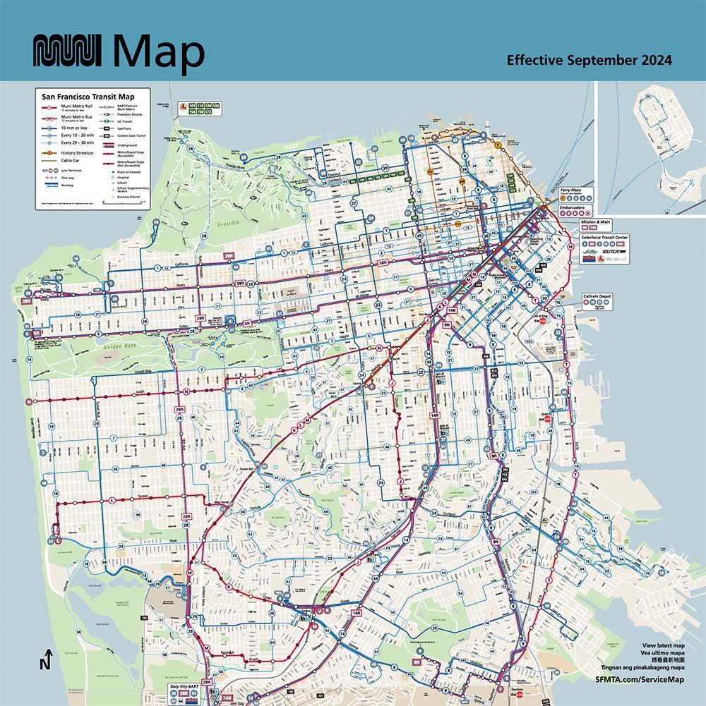 Muni Service Map | SFMTA