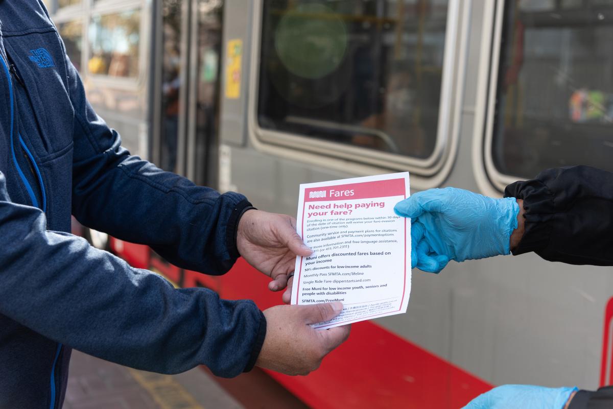 Handout with details about Muni free and reduced fare programs