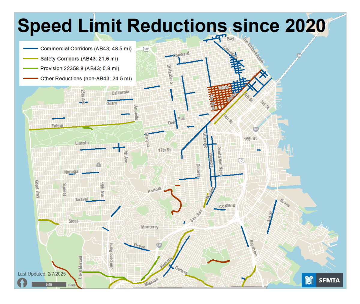 Speed Limit Reductions since 2020