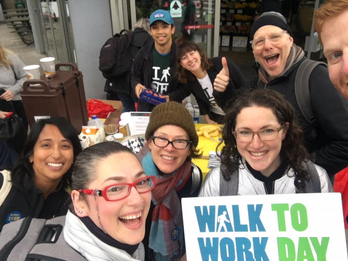 Walk to work day