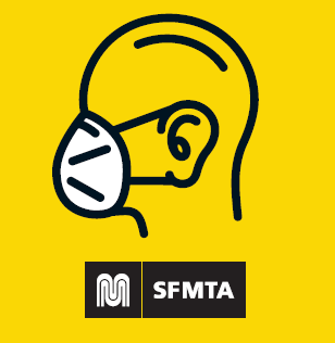 Label for wearing face mask