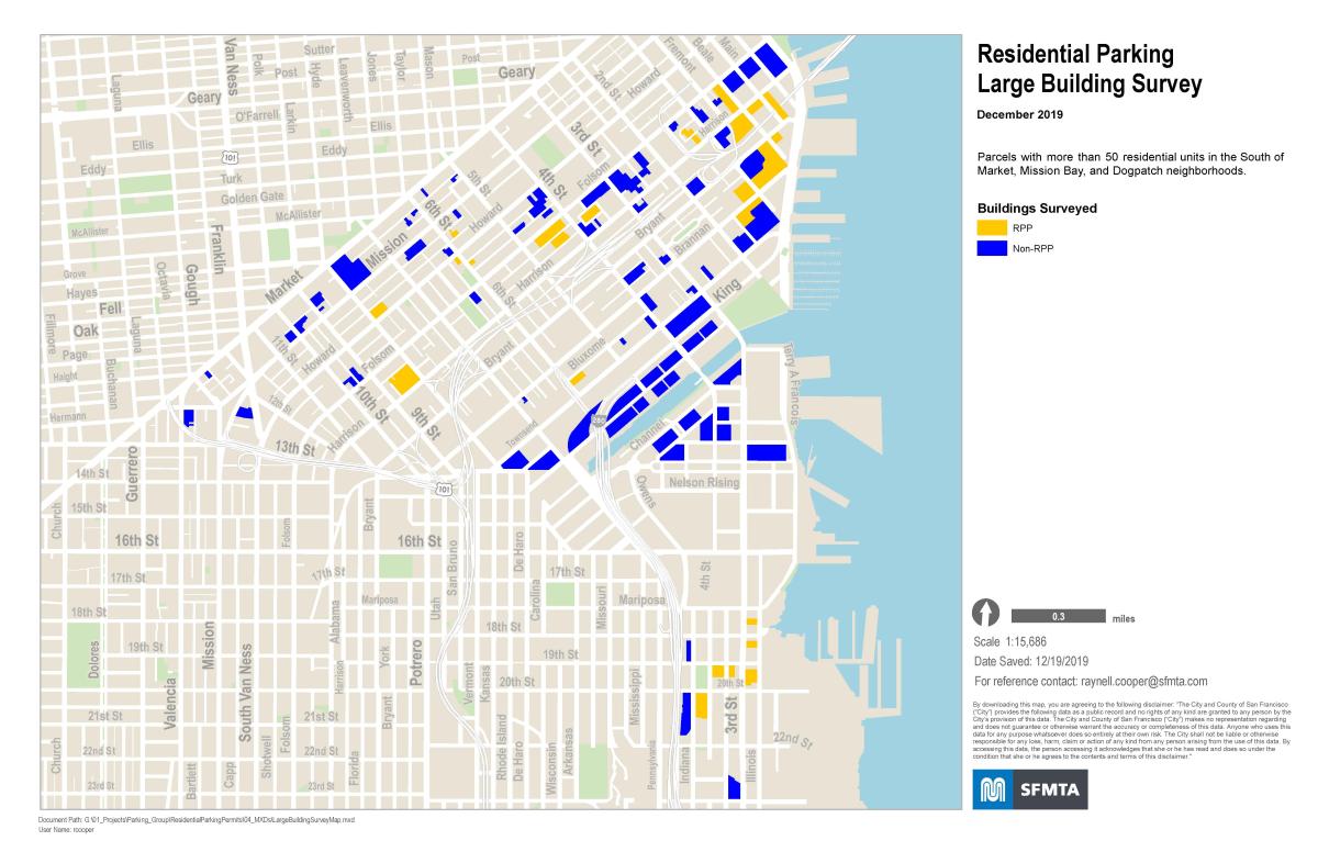 Study Area for High Density Housing--Impact on Neighborhood Parking