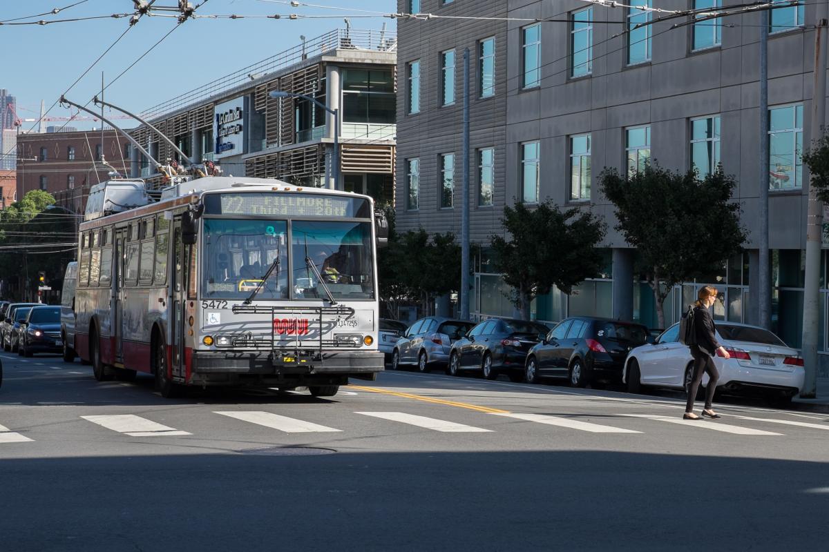 22 Fillmore bus in San Francisco