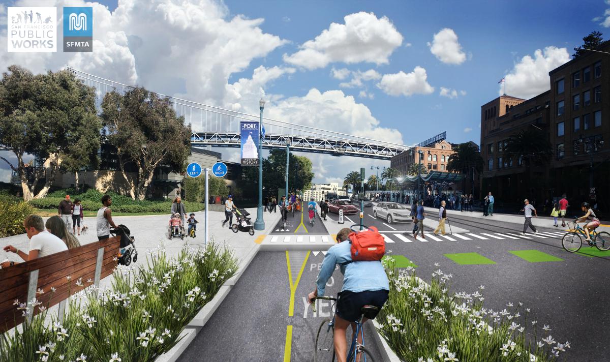 Concept rendering of The Embarcadero at Folsom Street