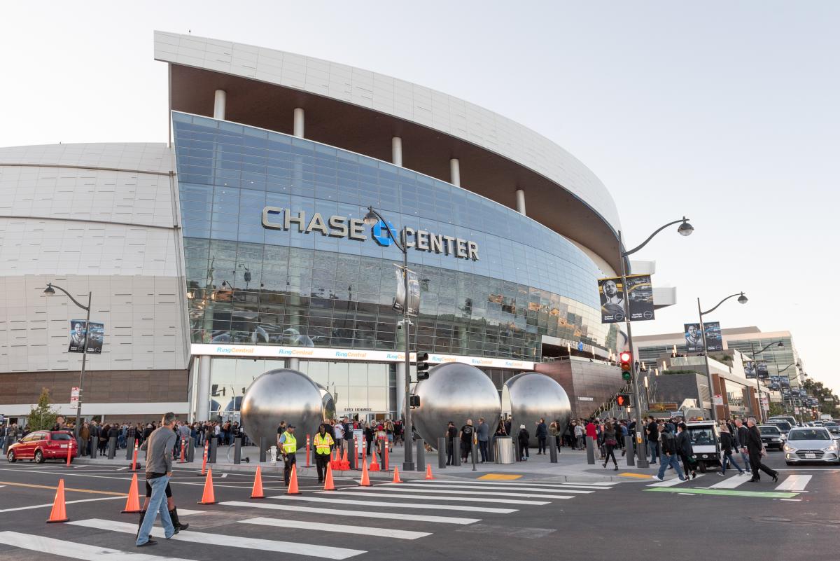 Opening night of the Chase Center Arena.
