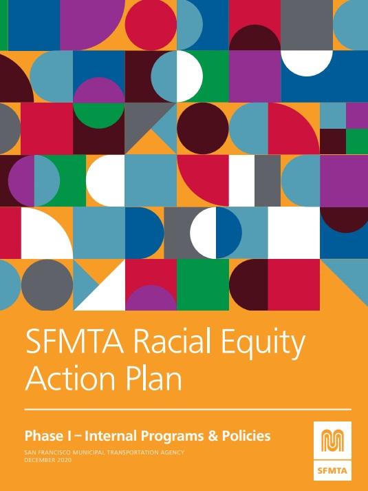 Image of SFMTA Racial Equity Action Plan report cover