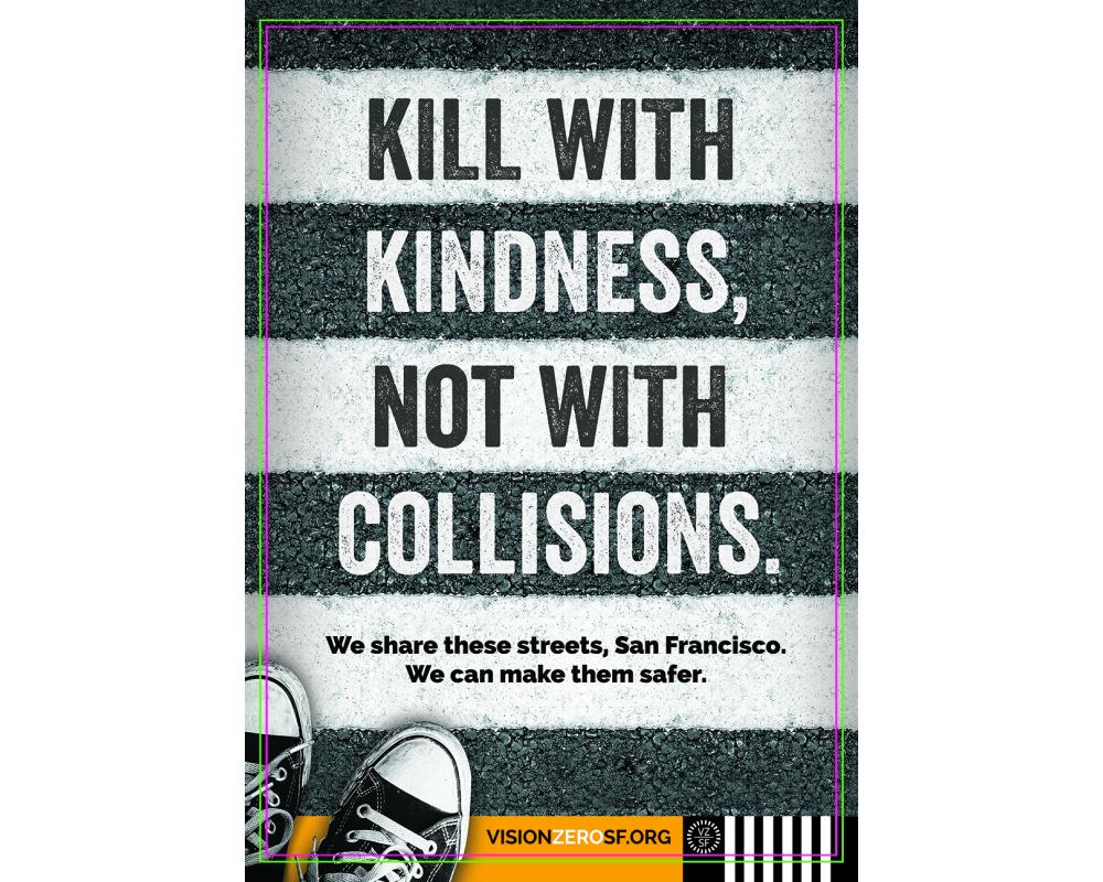 Flyer from this Vision Zero safety campaign