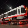 New LRV arriving on truck