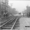 streetcar track construction