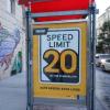 The City’s first neighborhood wide 20 mph zone—reducing speed limits in the Tenderloin