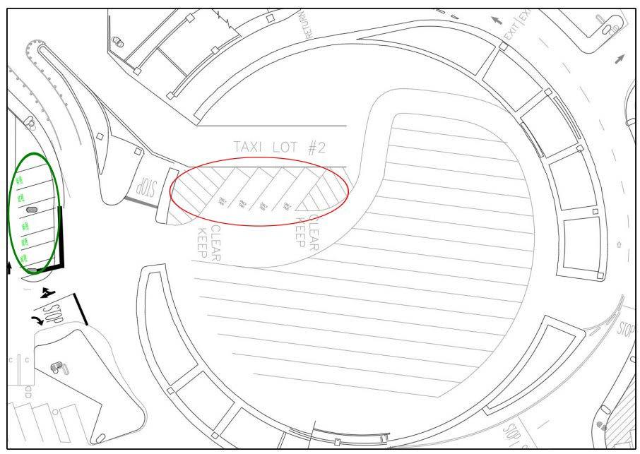 Map for new 15-minute parking in SFO