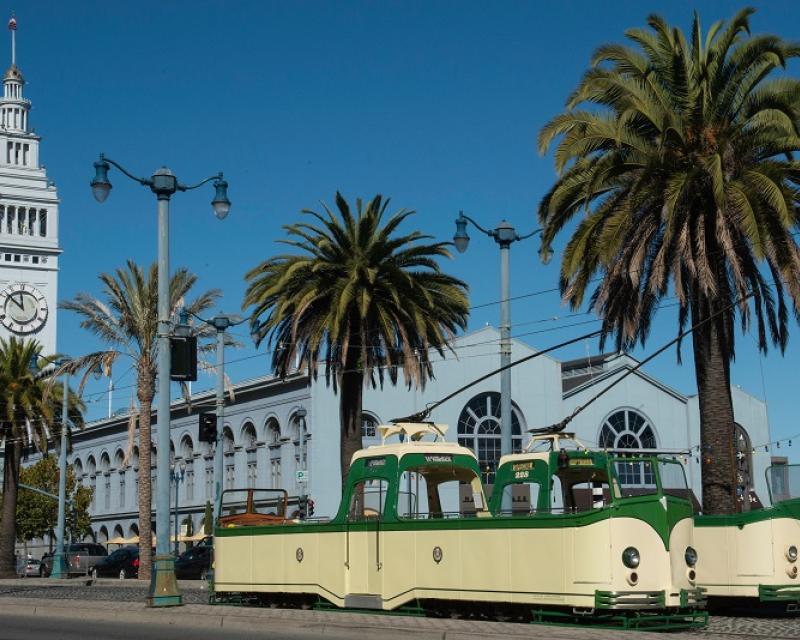 Boat Trams by the Ferry Building