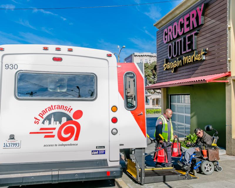 Shop-a-Round: SF Paratransit’s Grocery Shopping Shuttle