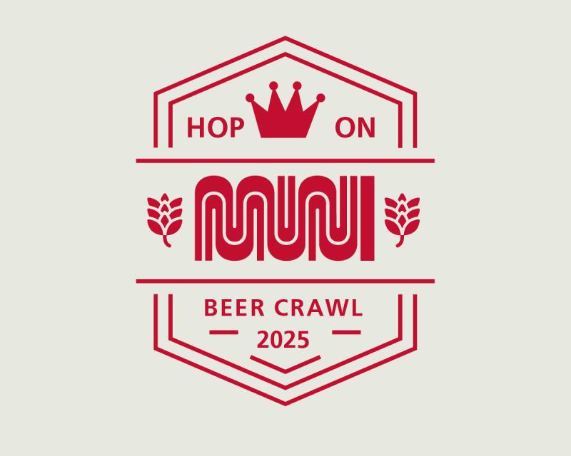 Hop On Muni Beer Crawl Logo