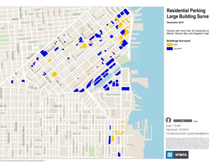 Study Area for High Density Housing--Impact on Neighborhood Parking