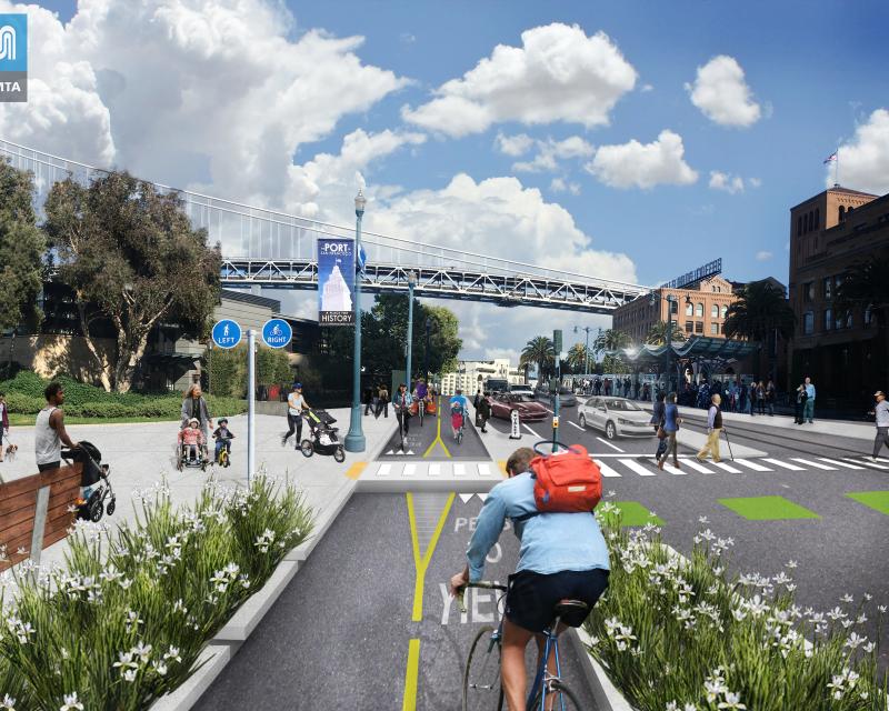 Concept rendering of The Embarcadero at Folsom Street