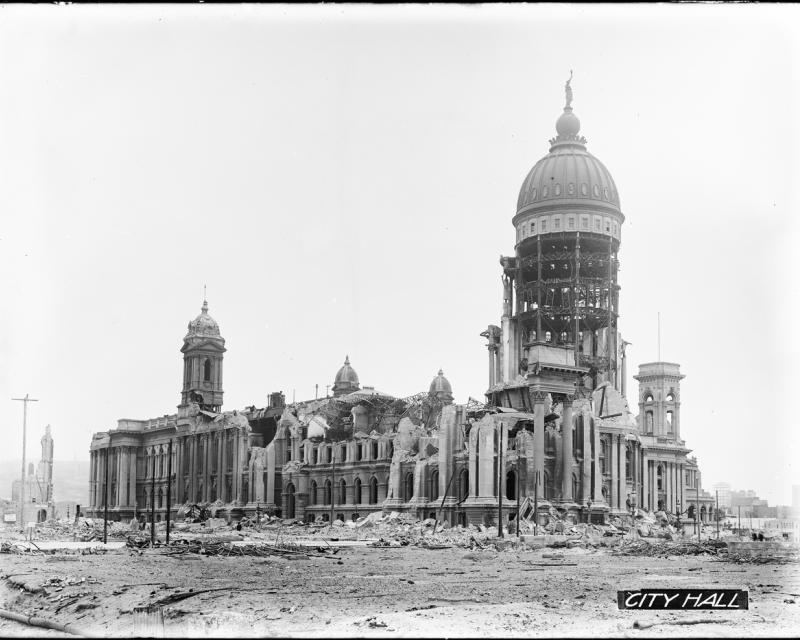 destroyed SF City Hall
