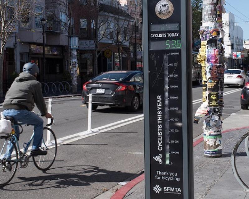 Bikes on Valencia