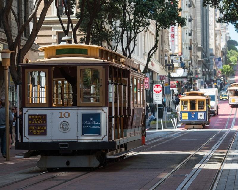 Cable Car on Powell Street.
