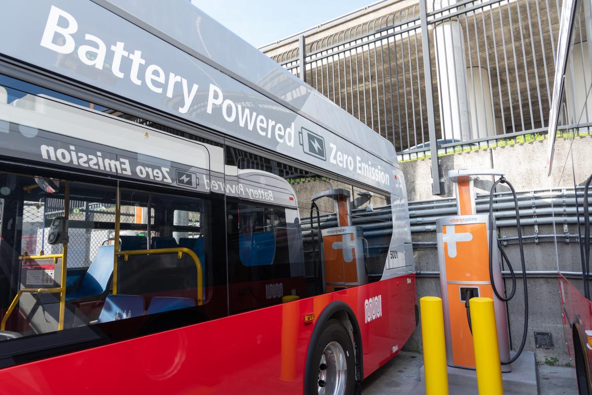 Woods Battery Electric Bus Charging Station Pilot Program SFMTA