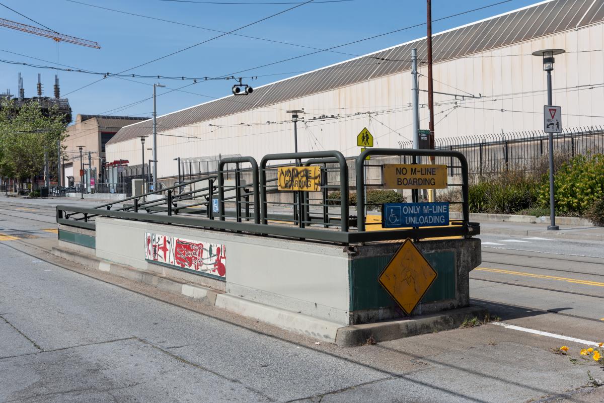 Accessible Boarding Platform on San Jose Avenue