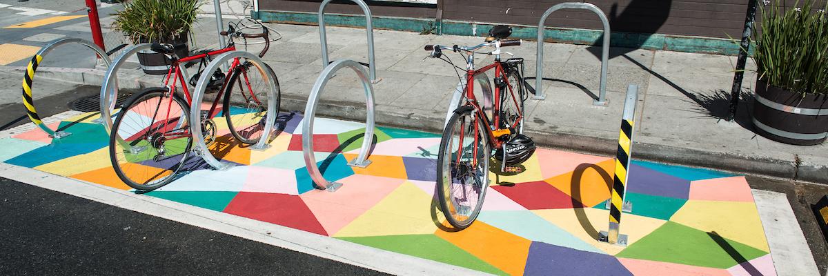 The park and discount facilities bike rack